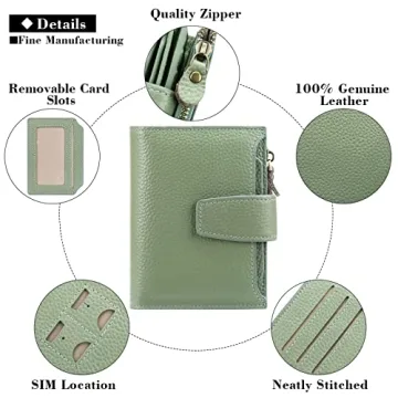 FALAN MULE Women's RFID Small Leather Wallet