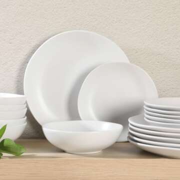 Gibson Home Bethel 18 Piece Dinnerware Set - Service for 6