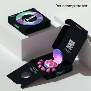 Loop Quiet Equinox Earplugs – Reusable Noise-Reducing Earplugs | Colourful Hearing Protection | Perfect for Sleep, Focus, Noise Sensitivity & Travel | Customizable Fit | 26dB (SNR) Noise Reduction