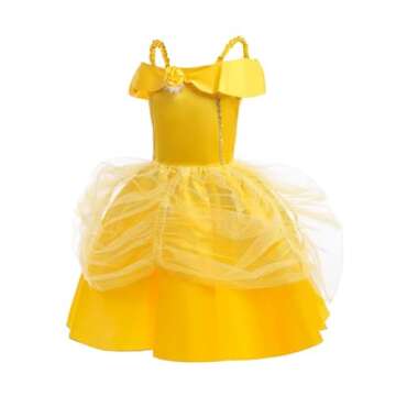Dressy Daisy Gold Princess Costume for Girls 3T-4T
