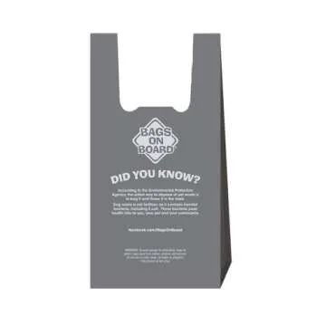 Bags on Board Hand Armor Dog Poop Bags | Extra Thick Dog Waste Bags with Leak Proof Protection | 7x15 Inches, 100 Bags, Blue, 3203940030