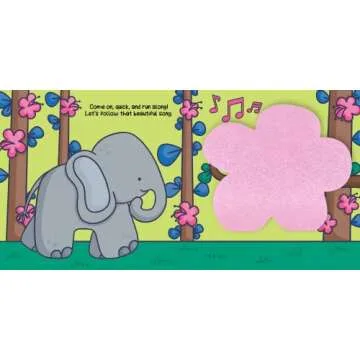 Little Hippo Books Peek and Seek - In the Wild - Children's Sensory Touch and Feel Board Book with Lift-the-Flap Felt Pieces
