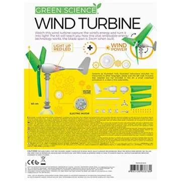 4M Wind Turbine Science Kit, Green Science Small