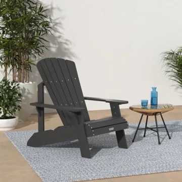 Lifetime Faux Wood Adirondack Chair for Perfect Outdoor Comfort