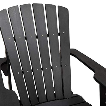 Lifetime Faux Wood Adirondack Chair for Perfect Outdoor Comfort