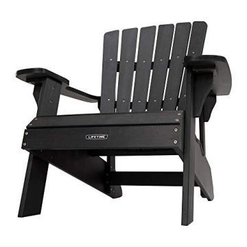 Lifetime Faux Wood Adirondack Chair for Perfect Outdoor Comfort