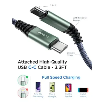 Compact AINOPE 10000mAh Power Bank for Fast Charging