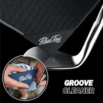 Blue Tees Magnetic Golf Towel - 4-in-1 Utility Towel