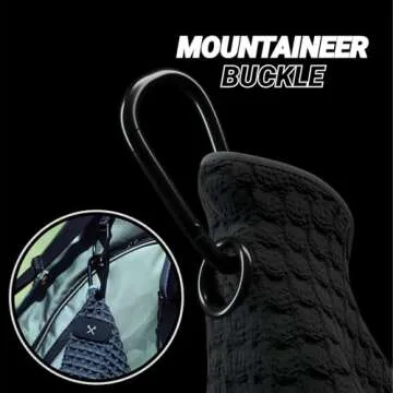 Blue Tees Magnetic Golf Towel - 4-in-1 Utility Towel