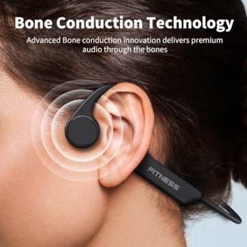 PSIER Wireless Bone Conduction Headphones for Sports