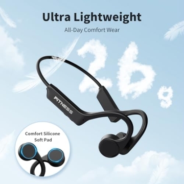 PSIER Wireless Bone Conduction Headphones for Sports