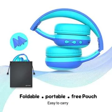gorsun Kids Bluetooth Headphones - Safe & Fun Wireless Audio