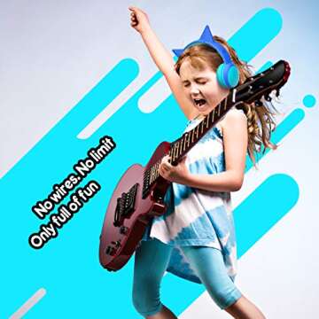 gorsun Kids Bluetooth Headphones - Safe & Fun Wireless Audio