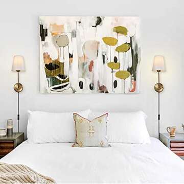 PASSICA DECOR Wall Sconce Set of Two Elegant Plug-in Lighting