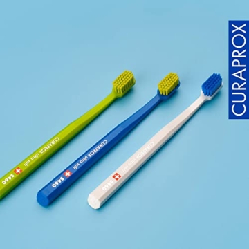 Curaprox 5460 Ultrasoft Toothbrush 3 Pack for Gentle Cleaning