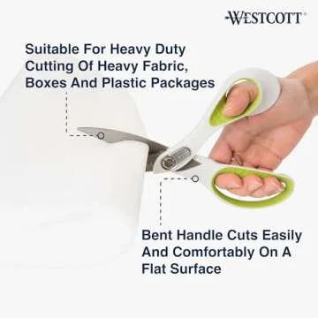 Westcott Heavy Duty CarboTitanium 8" Scissors for Crafts