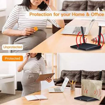 WiFi Cover EMF Radiation Shield - Adjustable Protection