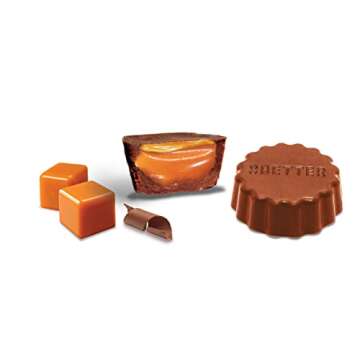 GO BETTER Keto Chocolate Caramel Cups - 7.5 oz Bag - 1g Net Carb, No Sugar, No Sugar Alcohols, No Artificial Ingredients, No Preservatives, Gluten Free