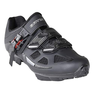 Gavin Elite MTB Cycling Shoe - SPD Compatible, Unisex, Black, 39 EU