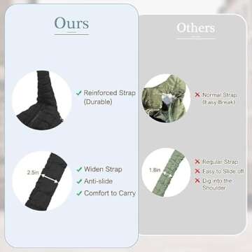 CATMICOO Puffer Tote Bag for Women: Carryall Puff Shoulder Bag for Travel - Lightweight Quilted Bag for Gym