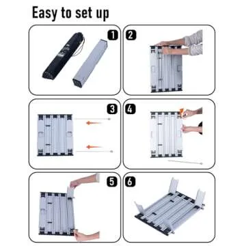 Lightweight iClimb Picnic Table for Outdoor Adventures