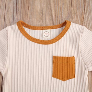 YOKJZJD Baby Summer Knit Tracksuit for Toddlers
