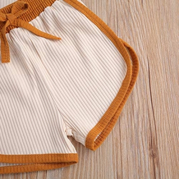 YOKJZJD Baby Summer Knit Tracksuit for Toddlers