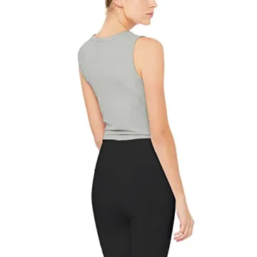 Bestisun Cropped Tank Top Stylish Workout Wear