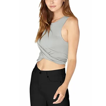 Bestisun Cropped Tank Top Stylish Workout Wear