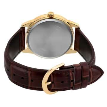 Casio Men's Mtp-v001gl-9b Quartz Watch with Genuine Leather