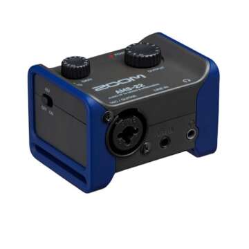 Zoom AMS-22 Compact Audio Interface for Effortless Recording & Streaming