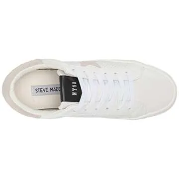 Steve Madden womens Starling Sneaker, White Multi, 8 US