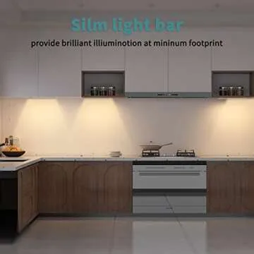 ASOKO Dimmable LED Under Cabinet Lighting - 6 Bars