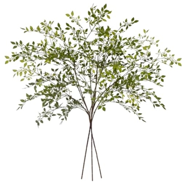 Uqueeten Artificial Green Plant Nantian Bamboo - 43.3 inches High Home Decoration for a Touch of Nat...