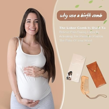 VZZNN Birthing Comb for Pain Relief during Labor