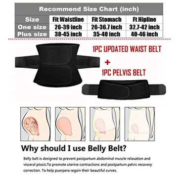 ChongErfei Postpartum Belly Wrap Recovery Comfort Support