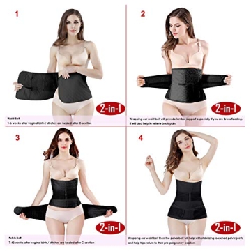 ChongErfei Postpartum Belly Wrap Recovery Comfort Support
