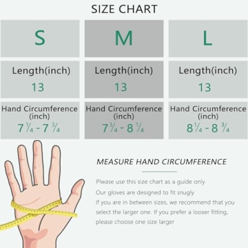 HINSOCHA Durable Nitrile Cleaning Gloves - 3 Pairs