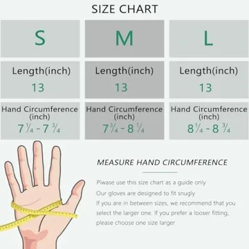 HINSOCHA Durable Nitrile Cleaning Gloves - 3 Pairs