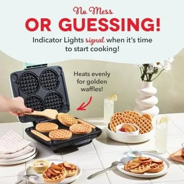 DASH Multi Mini Waffle Maker for Family-Friendly Breakfasts