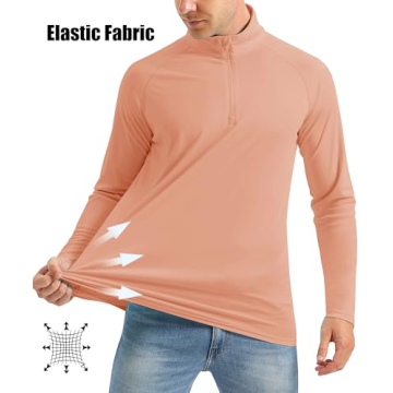 MAGCOMSEN Long Sleeve Sun Shirt for Men UV Protection