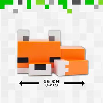 Paladone Minecraft Cute Fox Night Light, Soft Orange Glow, Officially Licensed Minecraft Decor and Desk Lamp for Gaming Room or Kids and Tween Bedroom