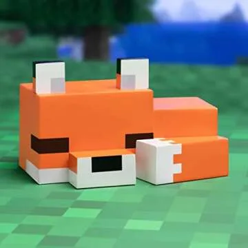 Paladone Minecraft Cute Fox Night Light for Kids & Gamers