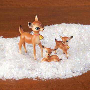 HOLIDAY PEAK Vintage Resin Reindeer, Set of 3