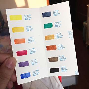 Paul Rubens Artist Grade Watercolor Paint Set, 12 Colors with Portable Pink Metal Box Palette for Artists, Beginners, Hobbyists,Kids, Adults