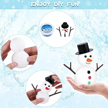Aneco Snowman DIY Craft Kit for Creative Holiday Fun