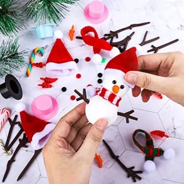 Aneco Snowman DIY Craft Kit for Creative Holiday Fun