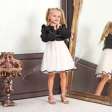 Athlefit Girls Sandals Open Toe Ankle Strap Low Heels Girl Dress Shoes For Toddler Little Big Kid Silver Glitter Size 1