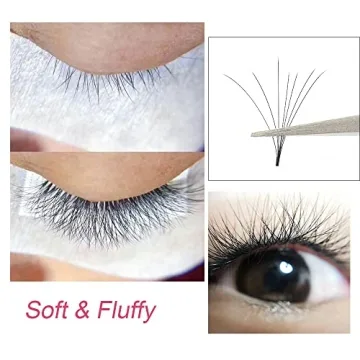 NAGARAKU Easy Fan Premade Eyelash Extensions for Volume