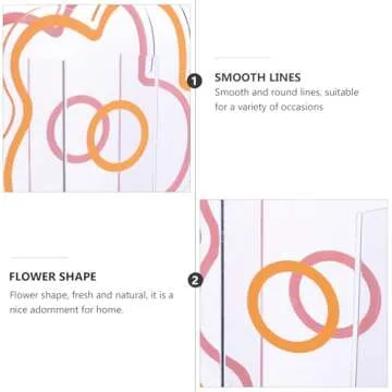 VOSAREA Clear Acrylic Vase Cloud Shaped Flower Vase Make Up Brush Pen Holder Elegant Modern Contemporary Design Vase for Home Office Wedding Decor